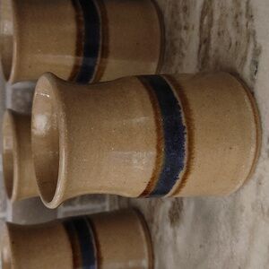 7 Studio Pottery Drinking Vessels 10 oz